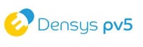 Densys pv5 Logo mit blau-gelbem Symbol