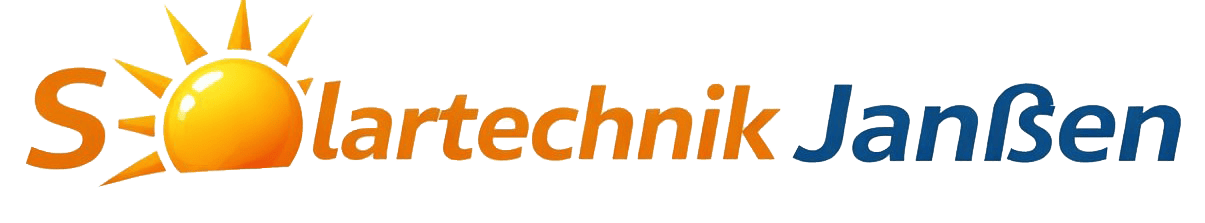 Logo von Solartechnik Janßen mit Sonnensymbol
