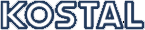 KOSTAL Firmenlogo in blauer Schrift