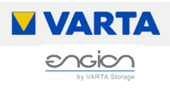 VARTA und engion by VARTA Storage Logo